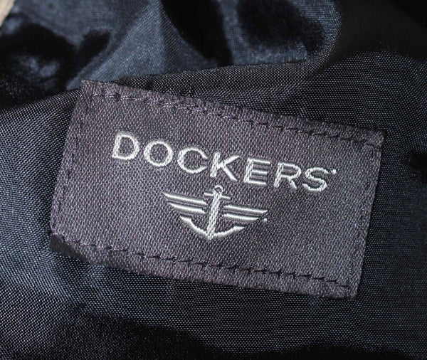 Dockers Sz 4 Regular Black Lined 2 Button 100% Polyester Boys Suit Jacket