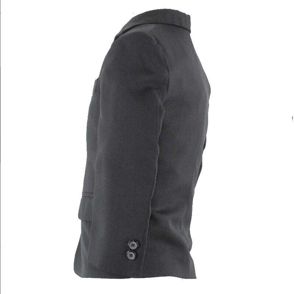 Dockers Sz 4 Regular Black Lined 2 Button 100% Polyester Boys Suit Jacket
