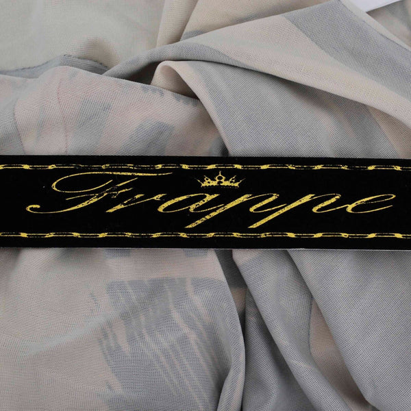 Frappe NEW Sz S Black Tan Multi Fash10n1sta Polyester Spandex Tunic Top