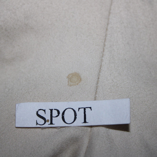 Burberry Gold Sz 32 x 31 Light Tan Pockets Pleated Cotton Polyester AS IS Pant