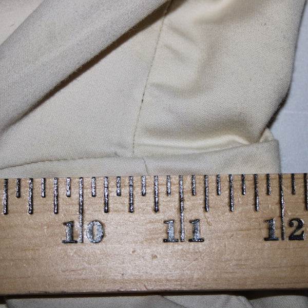 Burberry Gold Sz 32 x 31 Light Tan Pockets Pleated Cotton Polyester AS IS Pant
