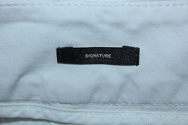 Talbots Signature Sz 8 x 25.5" Cream 98% Cotton Spandex Cropped Casual Pant