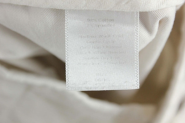 Talbots Signature Sz 8 x 25.5" Cream 98% Cotton Spandex Cropped Casual Pant