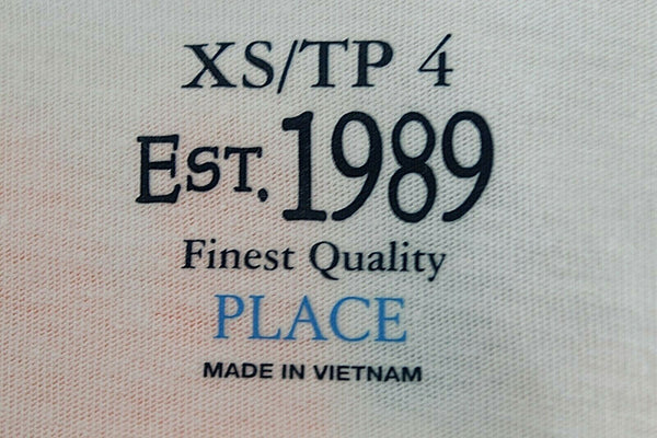 Place NEW Sz 4 White Neon Orange Teal Unisex 100% Cotton Graphic Tee Shirt