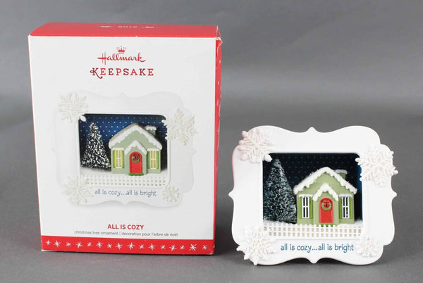 Hallmark Keepsake NEW $24 All Is Cozy... Bright w Light Capability Ornament