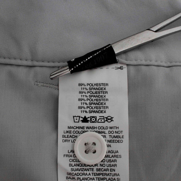 Oakley Sz 6 X 29 Light Gray Straight Leg Polyester Spandex Pant