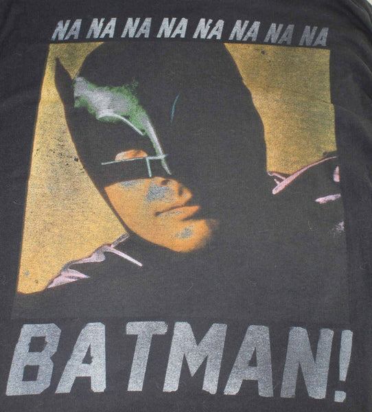 Batman Classic DC Comics  TV Series Sz XL Black Multi 100% Cotton Tee Shirt