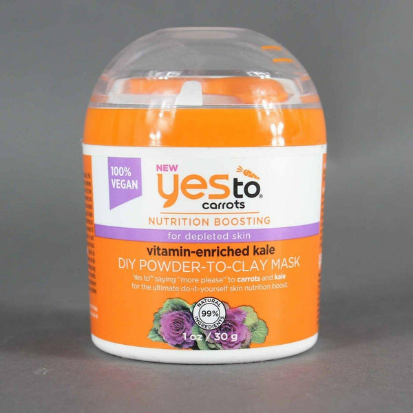 Yes To Carrots Nutrition Boosting For Depleted Skin Dry Powder To Clay Mask 731G