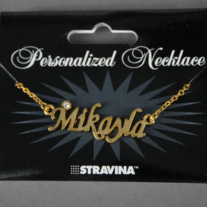 MIKAYLA NEW Goldtone Rhinestone Accent 14.5" w 4.5" Multi Ring Ext Necklace