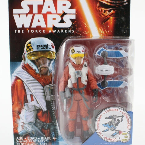 Hasbro  Star Wars The Force Awakens 2015 X Wing Pilot Asty Figure Collectible