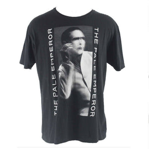 Bay Island Sz 2XL Black Manson The Pale Emperor 100% Cotton Tee Shirt