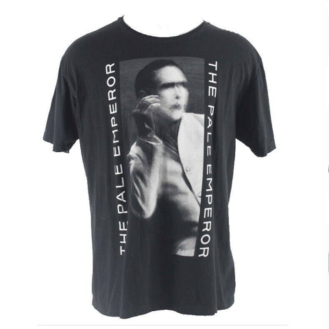 Bay Island Sz 2XL Black Manson The Pale Emperor 100% Cotton Tee Shirt
