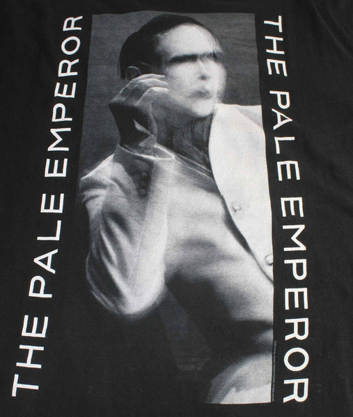 Bay Island Sz 2XL Black Manson The Pale Emperor 100% Cotton Tee Shirt