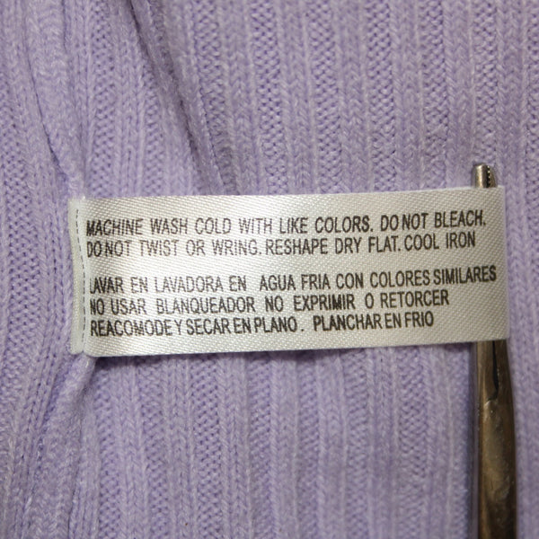 Carolyn Taylor Cardigan Sweater NEW $34 Sz XL Lavender Purple 100% Acrylic