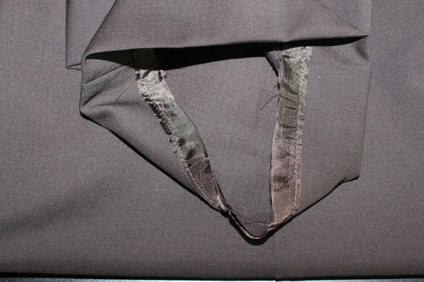 St John Sz 12 x 28" Brown Wool Spandex Nylon Sporty Dressy Trouser Pant