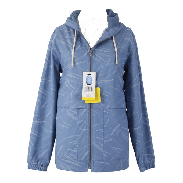 Weatherproof Jacket NEW Sz S Blue Light Blue Hooded 100% Polyumethane Jacket