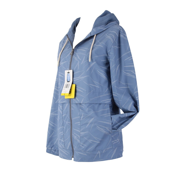 Weatherproof Jacket NEW Sz S Blue Light Blue Hooded 100% Polyumethane Jacket