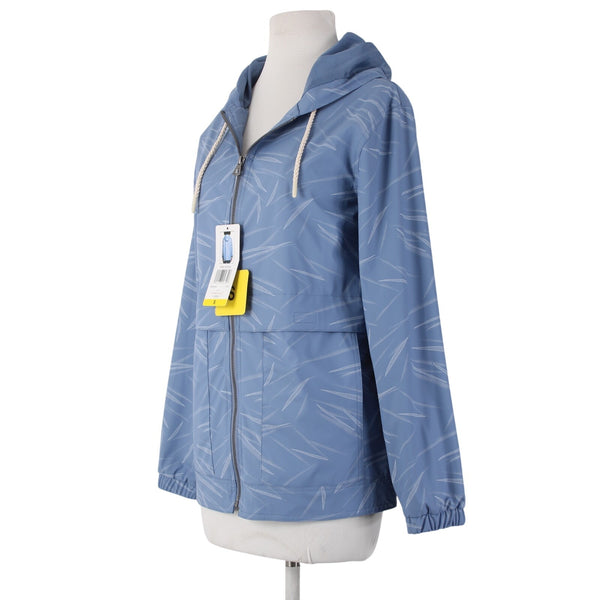 Weatherproof Jacket NEW Sz S Blue Light Blue Hooded 100% Polyumethane Jacket