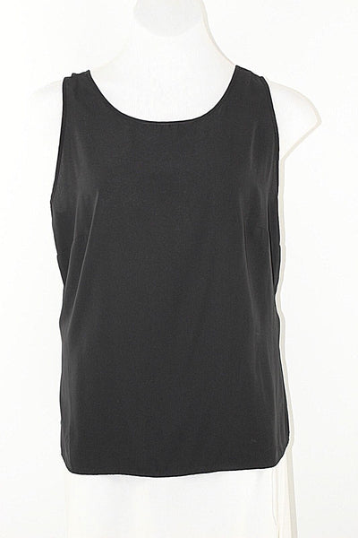 Covington Sz 16-18W Black Jersey Basic Tank Underlayer 100% Polyester Top