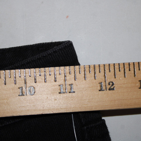 Tinsel Town NEW $49 Mom Jean Sz 0 / 24 x 28 Black Denim Distressed Cotton Jeans