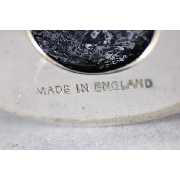 EPNS Salt Shaker Set of 4 Silver Cobalt Blue 1.75" Salt Pepper Shakers