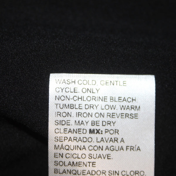 Chicos Jacket NEW $159 Shacket Sz 0 Black Collared Pockets Faux Leather Jacket