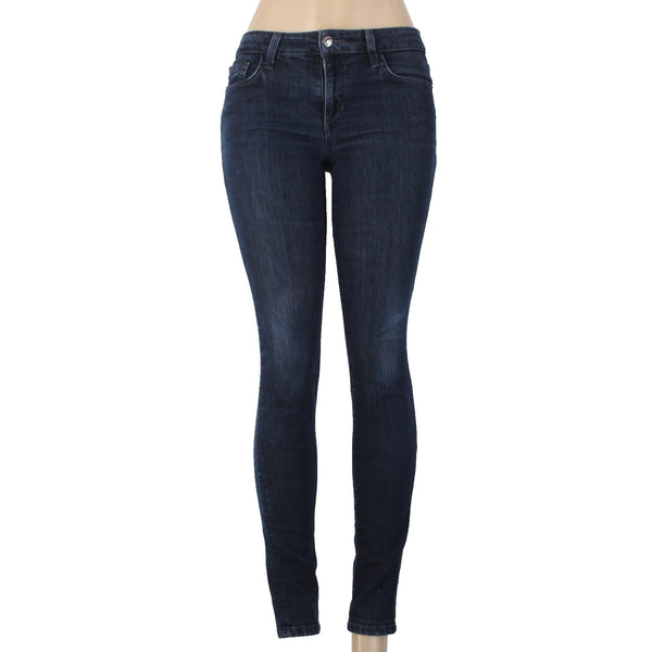 Joes Jeans Chelsea Sz 27 x 31 Dark Blue Denim Skinny Cotton Polyester Jeans