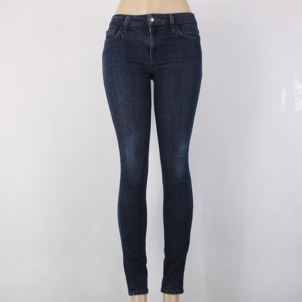 Joes Jeans Chelsea Sz 27 x 31 Dark Blue Denim Skinny Cotton Polyester Jeans