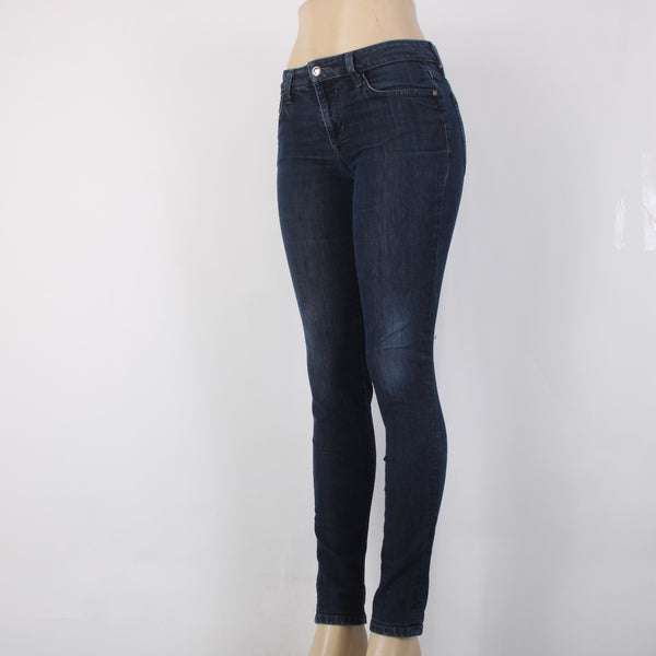 Joes Jeans Chelsea Sz 27 x 31 Dark Blue Denim Skinny Cotton Polyester Jeans