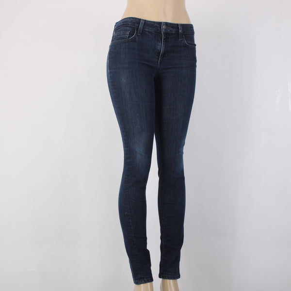 Joes Jeans Chelsea Sz 27 x 31 Dark Blue Denim Skinny Cotton Polyester Jeans