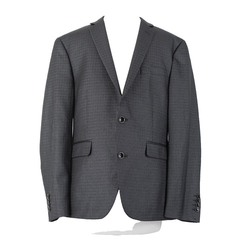 Bar III Slim Fit Sz 40 S Gray Silver Sheen 2BSV 2 Button Polyester Blend Jacket