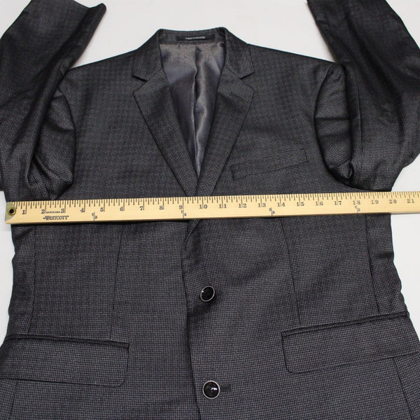 Bar III Slim Fit Sz 40 S Gray Silver Sheen 2BSV 2 Button Polyester Blend Jacket