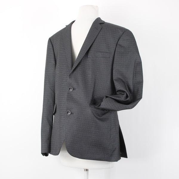 Bar III Slim Fit Sz 40 S Gray Silver Sheen 2BSV 2 Button Polyester Blend Jacket