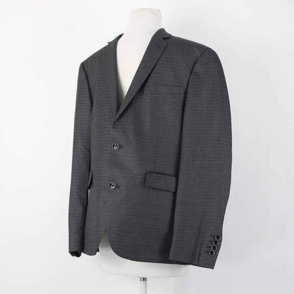 Bar III Slim Fit Sz 40 S Gray Silver Sheen 2BSV 2 Button Polyester Blend Jacket
