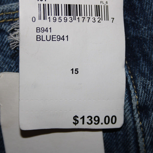 Good American Good Boy NEW $139 Sz 15 Medium Denim Curvy Denim Tummy Tech Jeans