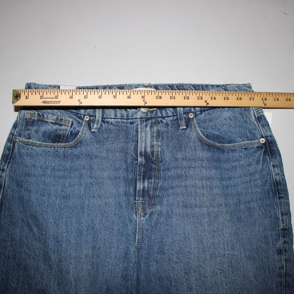 Good American Good Boy NEW $139 Sz 15 Medium Denim Curvy Denim Tummy Tech Jeans