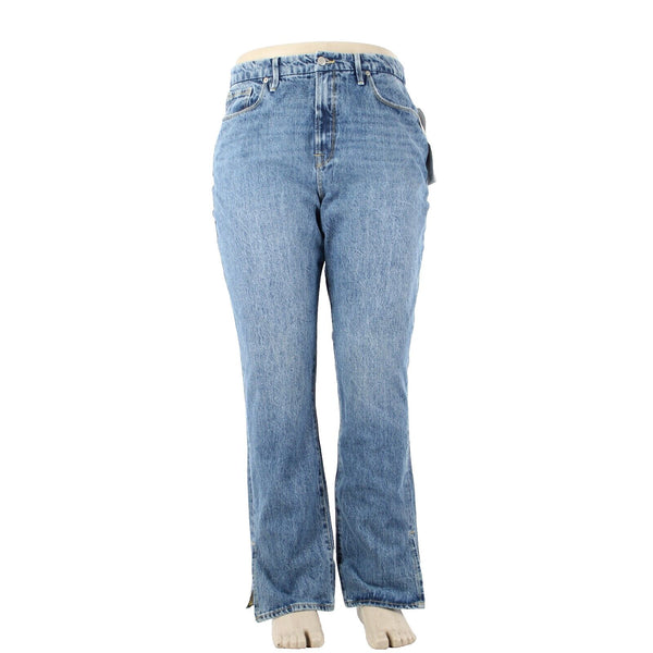 Good American Good Boy NEW $139 Sz 15 Medium Denim Curvy Denim Tummy Tech Jeans