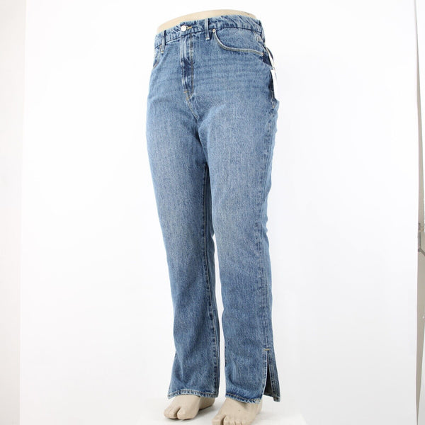 Good American Good Boy NEW $139 Sz 15 Medium Denim Curvy Denim Tummy Tech Jeans