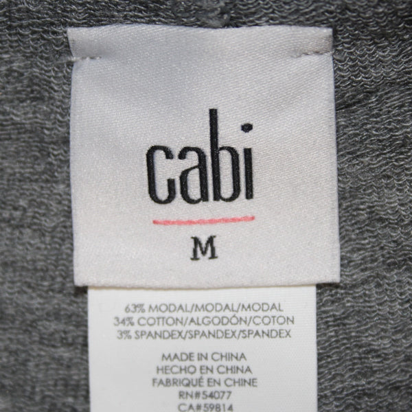 Cabi Pant Sz M x 27 Gray Pull On Modal Cotton Spandex Skort Skirt Skirted Pant