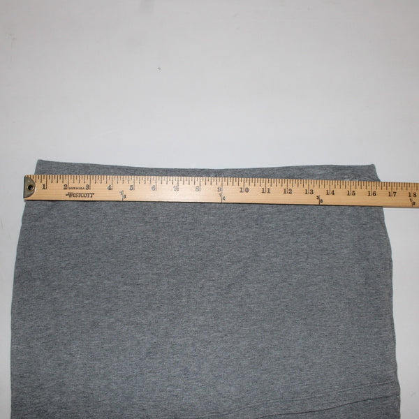 Cabi Pant Sz M x 27 Gray Pull On Modal Cotton Spandex Skort Skirt Skirted Pant