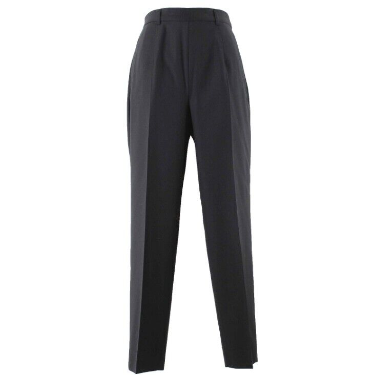 Nino Danieli 44 x 30" Black Extra Fine Virgin Wool Trouser Pant