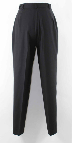Nino Danieli 44 x 30" Black Extra Fine Virgin Wool Trouser Pant