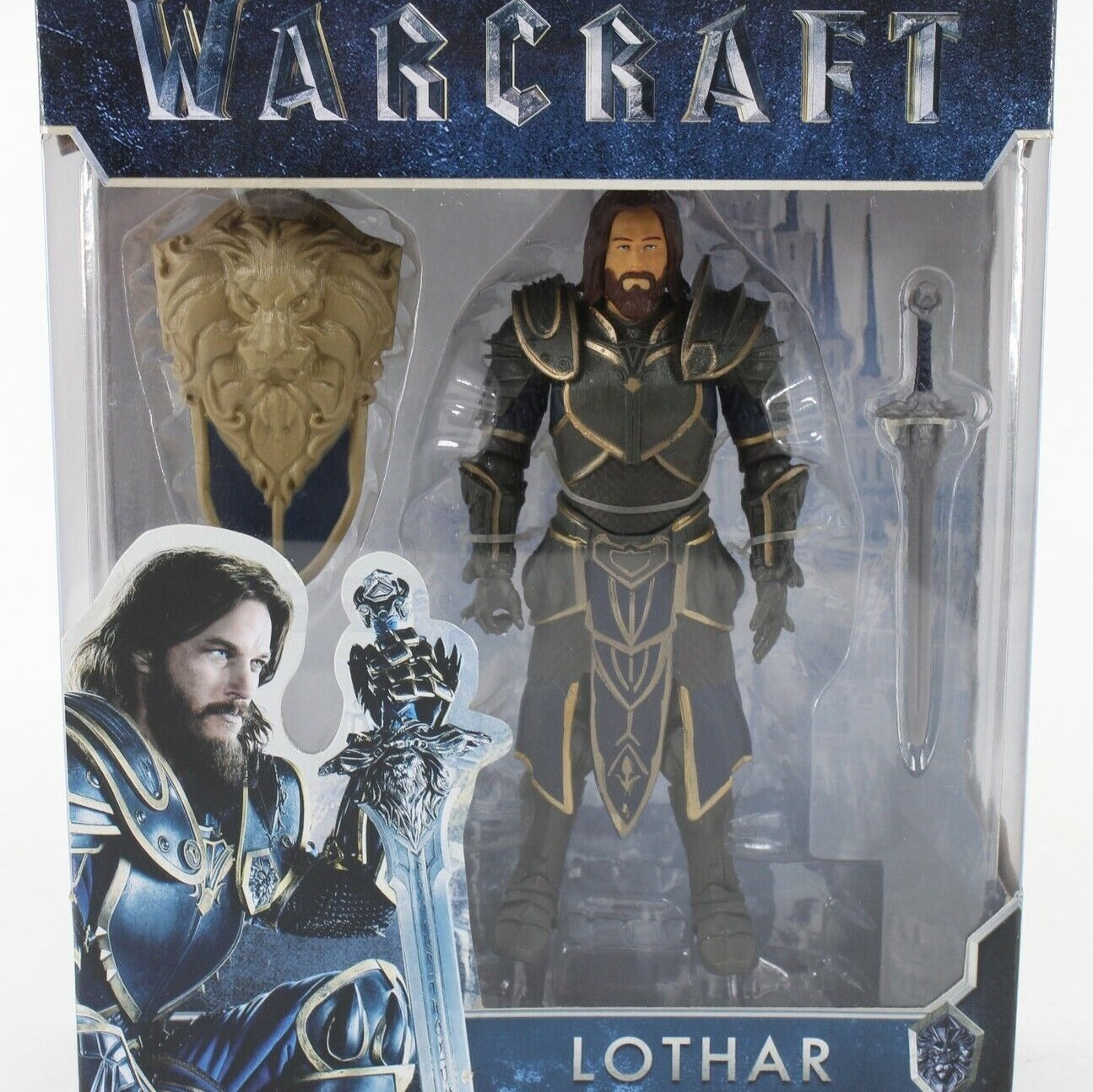 Jakks Warcraft 2016 Lothar With Accessory 6" Action Collectible Figure