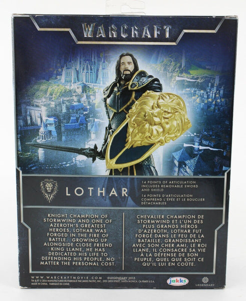 Jakks Warcraft 2016 Lothar With Accessory 6" Action Collectible Figure