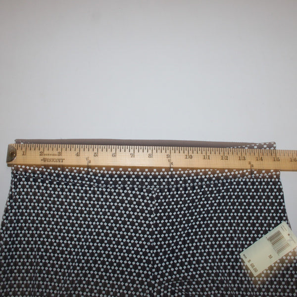 Max Edition Pant NEW $68 Sz M x 35 Navy Blue White Elastic Waist Wide Poly Pant