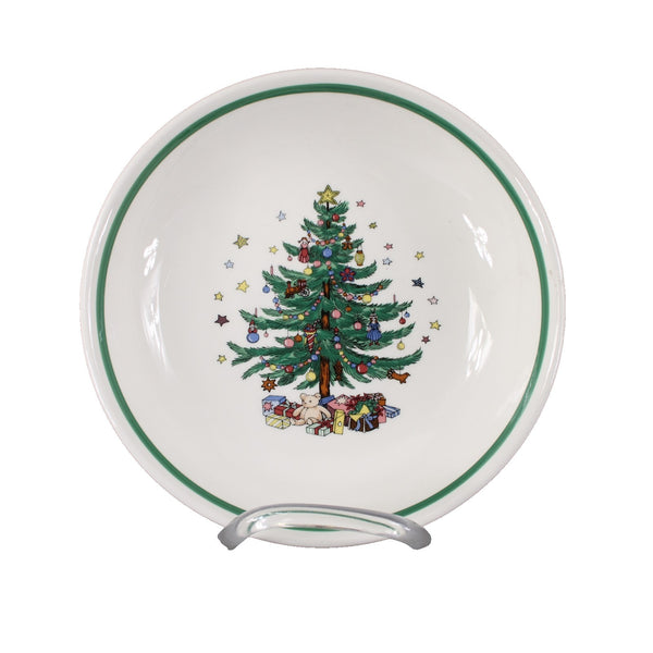 Nikko Cereal Bowl Christmas Time Happy Holidays 8.5" Cereal Soup Bowl