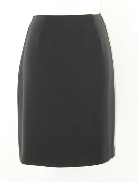 Caslon Sz 6 Black Straight Lined 100% Polyester Skirt