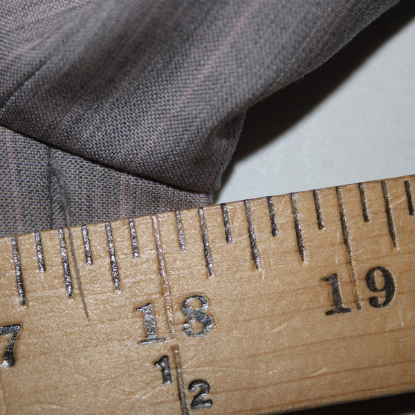 Lafayette 148 Sz 4 Gray Pink Collared Faux Pockets Lined 100% Wool Jacket
