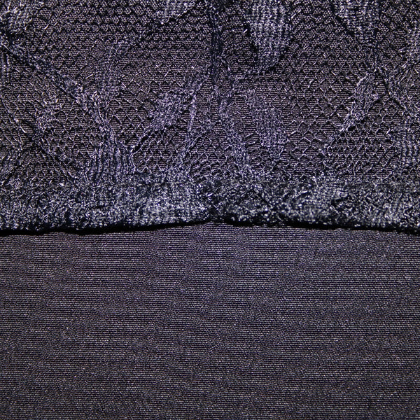 Loft NEW $65 Sz S Black Lace Lined Floral 100% Nylon Polyester Top