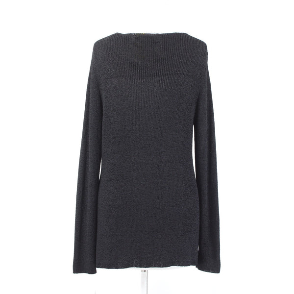 Dana Buchman Cardigan NEW $248 Sz S Black Open Knit Rayon Nylon Cardigan